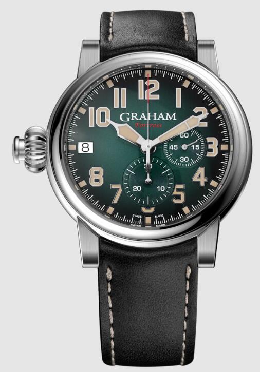 Review Replica Watch Graham FORTRESS GREEN 2FOAS.G05A - Click Image to Close